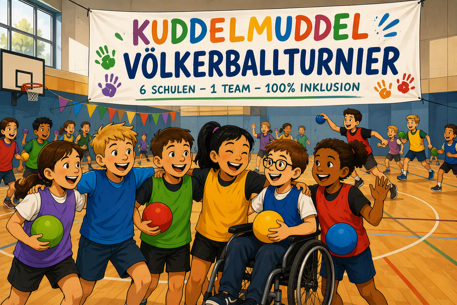 „Kuddelmuddel“-Völkerballturnier
